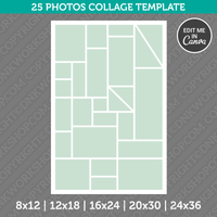 Photo Collage Template Canva Style 12