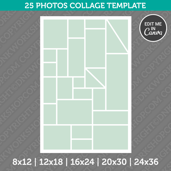 Photo Collage Template Canva Style 12