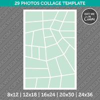 Photo Collage Template Canva Style 20