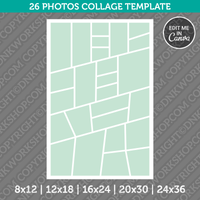 Photo Collage Template Canva Style 18