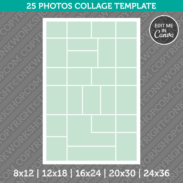 Canva Photo Collage Template Style 25