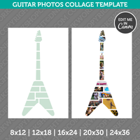 Guitar Photo Collage Template