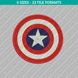 Captain America Machine Embroidery Design