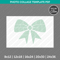 Cheer Bow Photo Collage PDF Canva