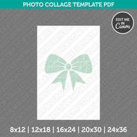 Cheer Bow Photo Collage PDF Canva