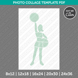 Cheerleader Photo Collage Canva PDF