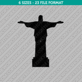 Christ the Redeemer Embroidery Design - 6 Sizes - INSTANT DOWNLOAD 