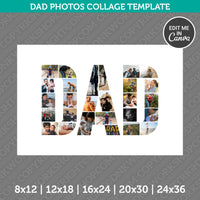 Dad Photos Collage Template