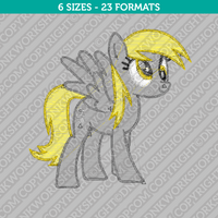 Derpy Hooves My Little Pony Embroidery Design 