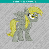 Derpy Hooves My Little Pony Embroidery Design 