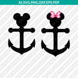16 Disney Mickey Mouse Minnie Mouse SVG Cut File Vector Cricut Silhouette Cameo Clipart Png Dxf Eps