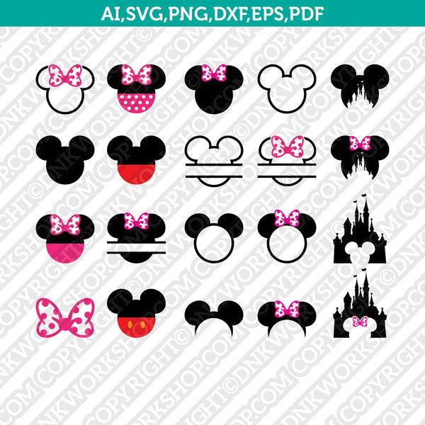 mickey mouse head with pants clip art