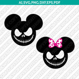 16 Disney Mickey Mouse Minnie Mouse SVG Cut File Vector Cricut Silhouette Cameo Clipart Png Dxf Eps