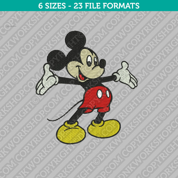 Disney Mickey Mouse Embroidery Design