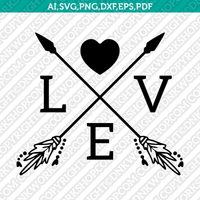 Disney Minnie Mickey Love Crossed Arrow SVG Cricut Cut File Clipart Png Eps Dxf Vector