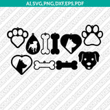 Dog Earring Template SVG Laser Cut File Vector Cricut Silhouette Cameo Clipart Png Dxf Eps