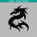 Dragon Machine Embroidery Design - 6 Sizes - INSTANT DOWNLOAD