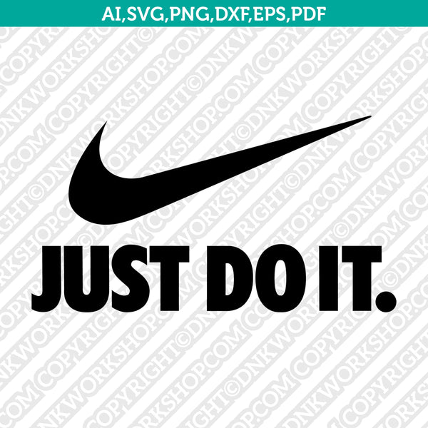 Dripping Nike, Nike Drip, Just Do It SVG Silhouette Cameo Cricut Cut File  Vector Png Eps Dxf 
