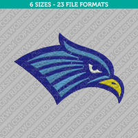 Eagle Head Machine Embroidery Design - 6 Sizes - INSTANT DOWNLOAD 