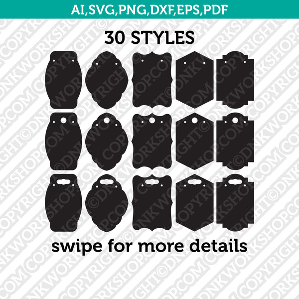 Earring-Holder-Display-Cards-Template-SVG-DXF-Cricut-Laser-Laser-Cut-File