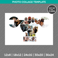 Construction Handyman Mechanic Father Photo Collage Template Canva PDF