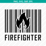 Fire Fighter SVG T-Shirt Cut File Circut Silhouette Cameo Clipart Png Eps Dxf