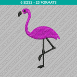 Flamingo Bird Embroidery Design