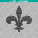 Fleur De lis Embroidery Design 