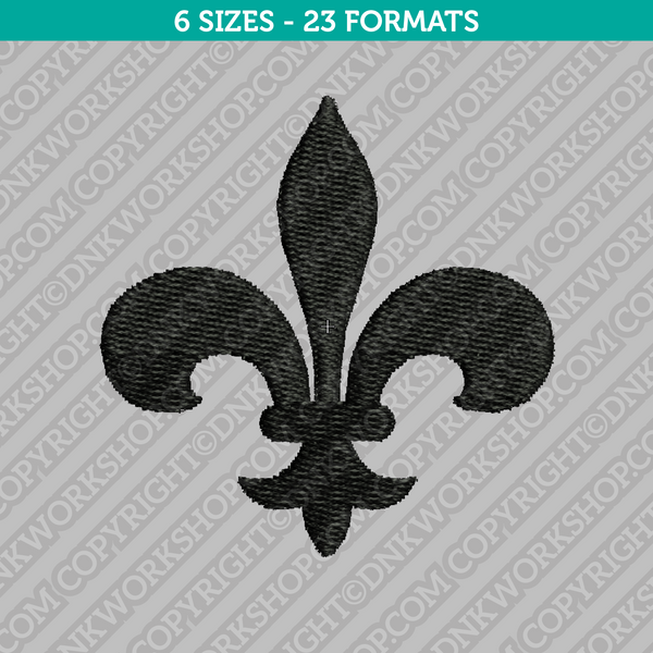 Fleur De lis Embroidery Design 