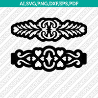 Floral-Ornate-Cuff-Leather-Bracelet-Template-SVG-Jewelry-Laser-Cut-File-Cricut