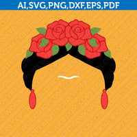 Frida-Kahlo-Mexican-Starbucks-SVG-Tumbler-Mug-Cold-Cup-Sticker-Decal-Silhouette-Cameo-Cricut-Cut-File-DXF