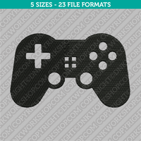 Game Controller Embroidery Design - 5 Sizes - INSTANT DOWNLOAD 