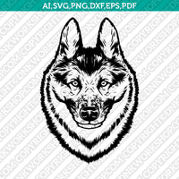 German Shepherd Dog Breed SVG Cut File Vector Silhouette Cameo Cricut Clipart Png Dxf Eps