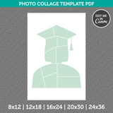 Graduation Girl Photo Collage Template Canva PDF