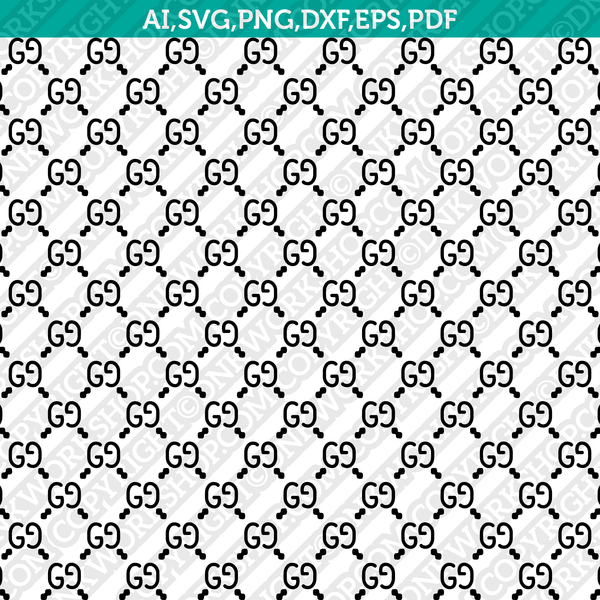 LV pattern SVG,EPS & PNG Files - Digital Download files for Cricut