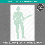 Guitarist Photo Collage Canva PDF