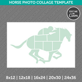  Horse Racing Photo Collage Template Canva PDF