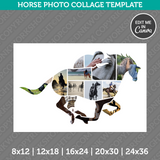  Horse Racing Photo Collage Template Canva PDF