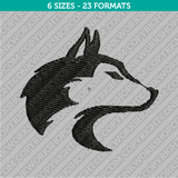 Husky Huskies Puppies Wolf Embroidery Design