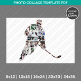 Ice Hockey Photo Collage Canva PDF