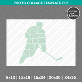 Ice Hockey Photo Collage Canva PDF