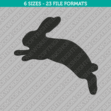 Jack Rabbit Jumping Rabbit Embroidery Design - 6 Sizes - INSTANT DOWNLOAD