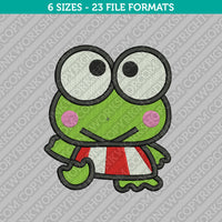 Keroppi Machine Embroidery Design