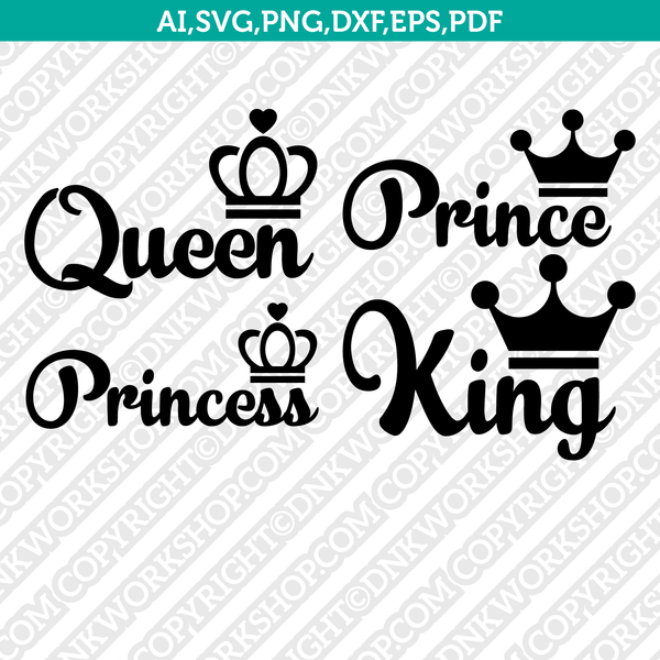 king and queen cards clip art