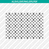 LOUIS VUITTON Pattern SVG Cricut Cut File Sticker Decal Clipart Png Eps Dxf Vector