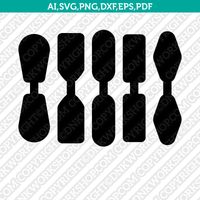 Leather Keychain Key Fob Templates SVG Vector Silhouette Cameo Cricut Laser Cut File Clipart Png Dxf Eps