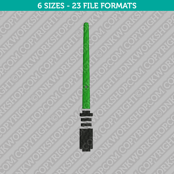 Lightsaber Star Wars Embroidery Design - 6 Sizes - INSTANT DOWNLOAD 