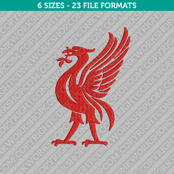 Liverpool FC Embroidery Design - 6 Sizes - INSTANT DOWNLOAD 