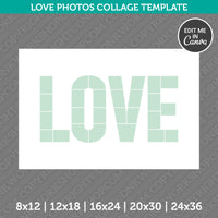 Love Photos Collage Template