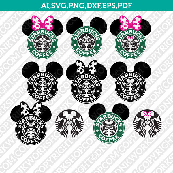 Mickey Mouse Starbucks Sticker